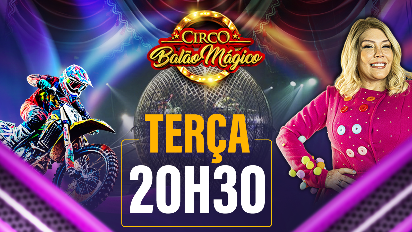 Ingresso Circo Balão Mágico | Andradina | 27/01 Terça-Feira 20H30